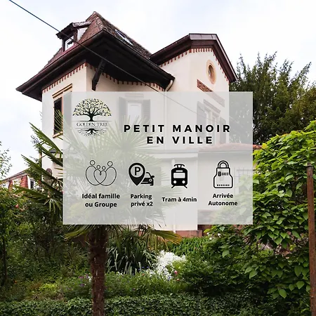 Petit Manoir En Ville - Parking Prive - 15 Min Hyper-Centre Estrasburgo Exterior foto